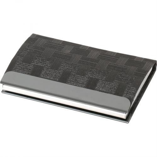 Faux Leather Business Card Holder
