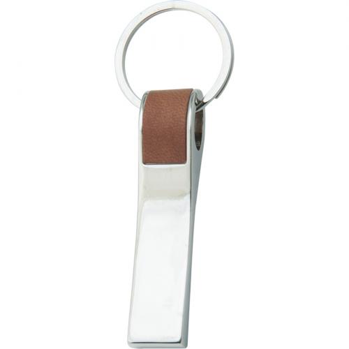 Metal Double Sided Keychain
