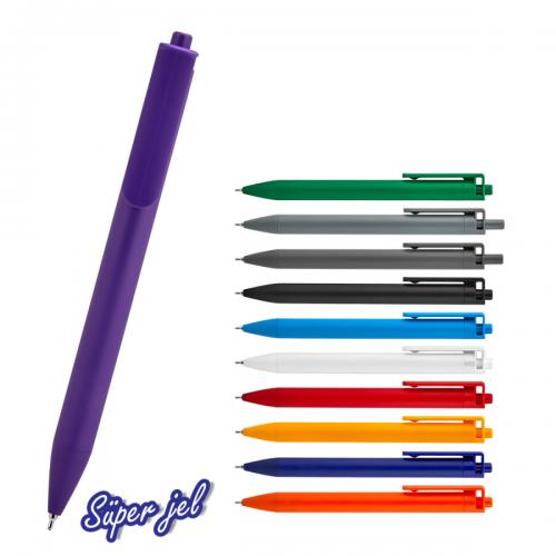 Plastic Ballpoint Pen - Gel Refill
