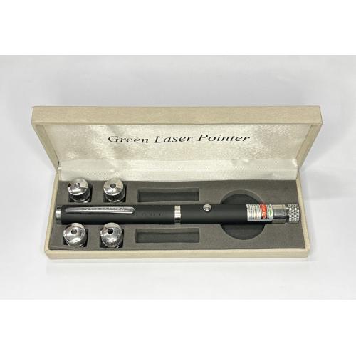 Green Laser Presentation Pen with 5 Heads 100 MW