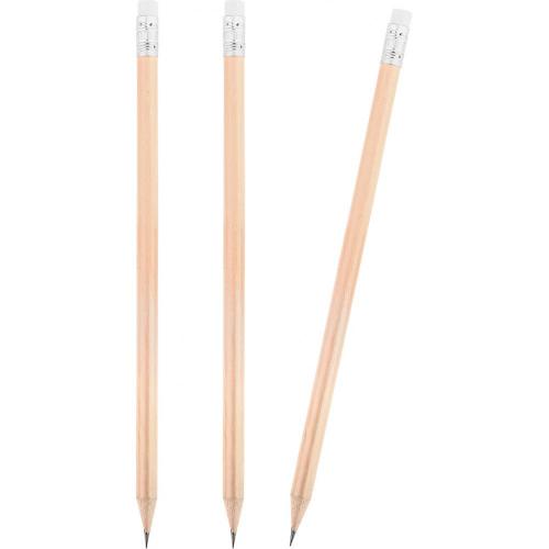 Natural Pencil with Round Eraser