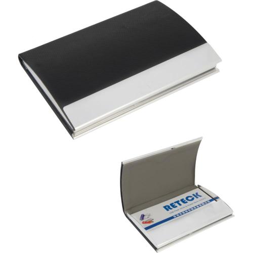 Faux Leather Business Card Holder