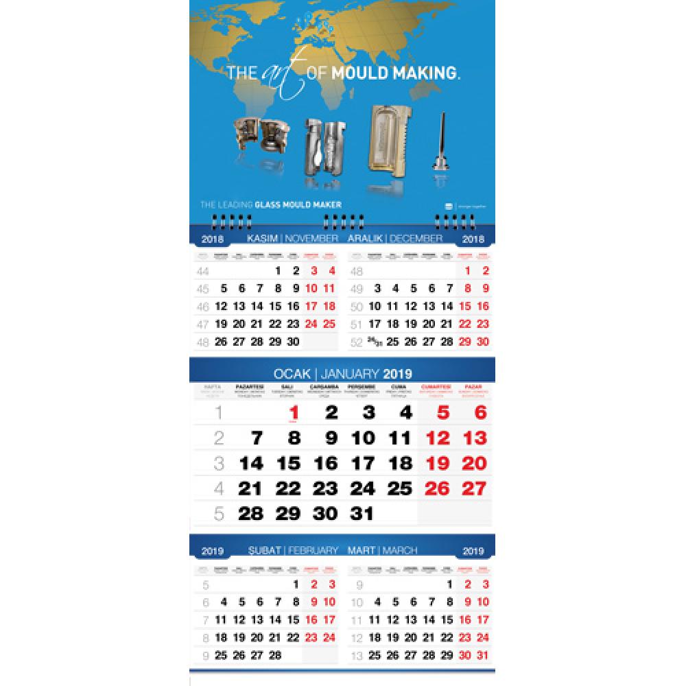 5 Month Calendar