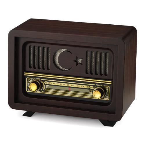 Nostalgic Wooden Radio