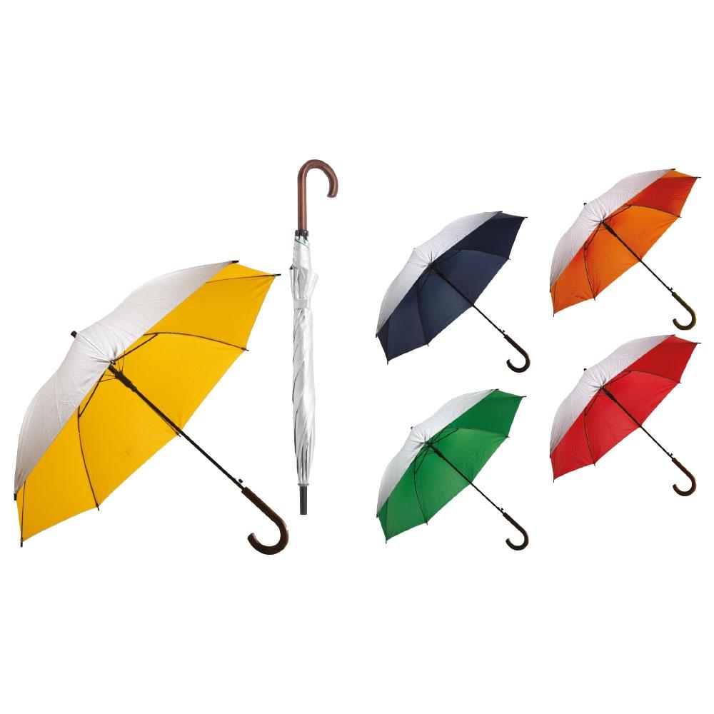 Parapluie Incassable en Fibre de Verre avec Manche en Bois