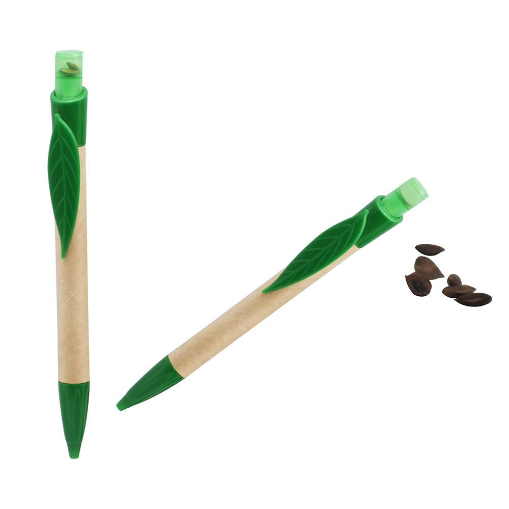 Recycelter Stift mit Samen