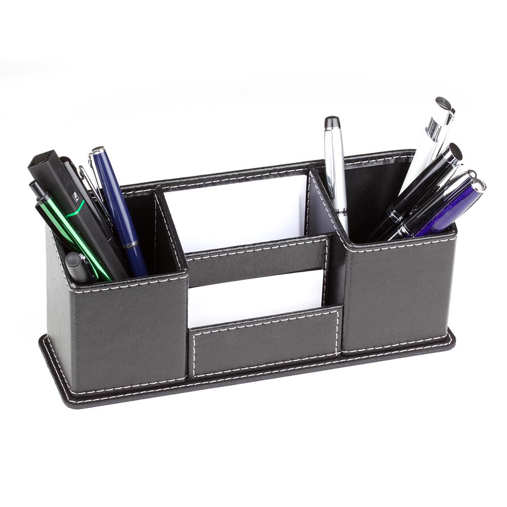 Büro-Organizer-Stifthalter aus Leder