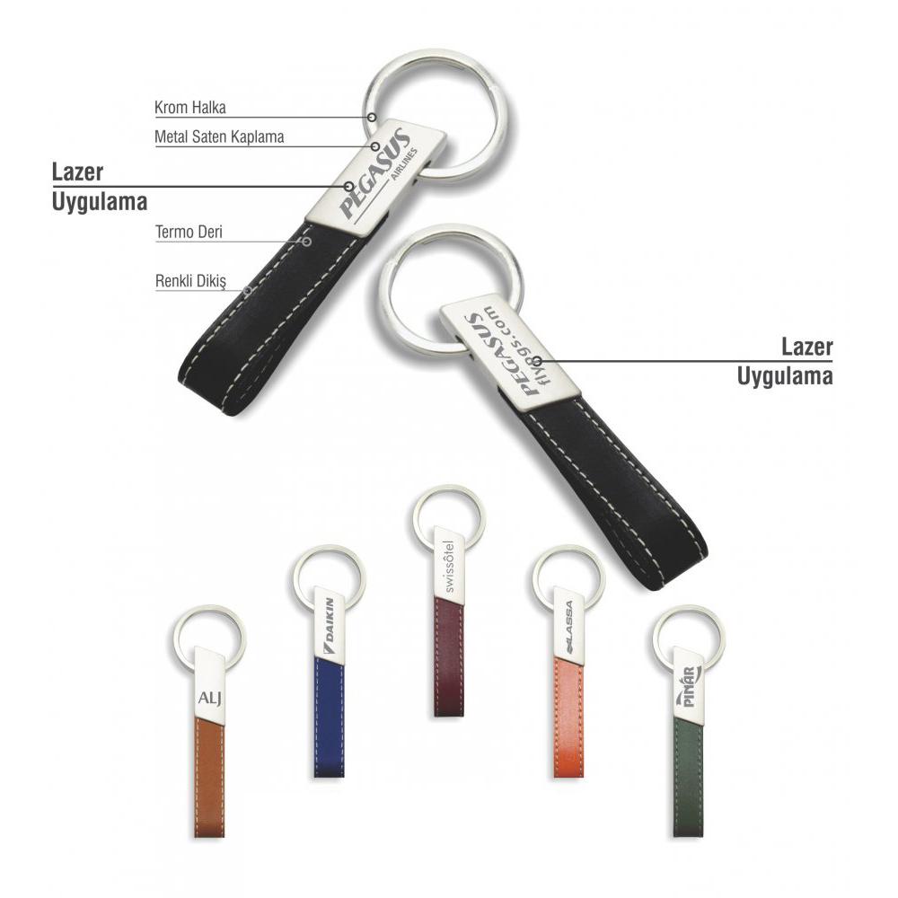 Schlüsselanhänger aus Leder