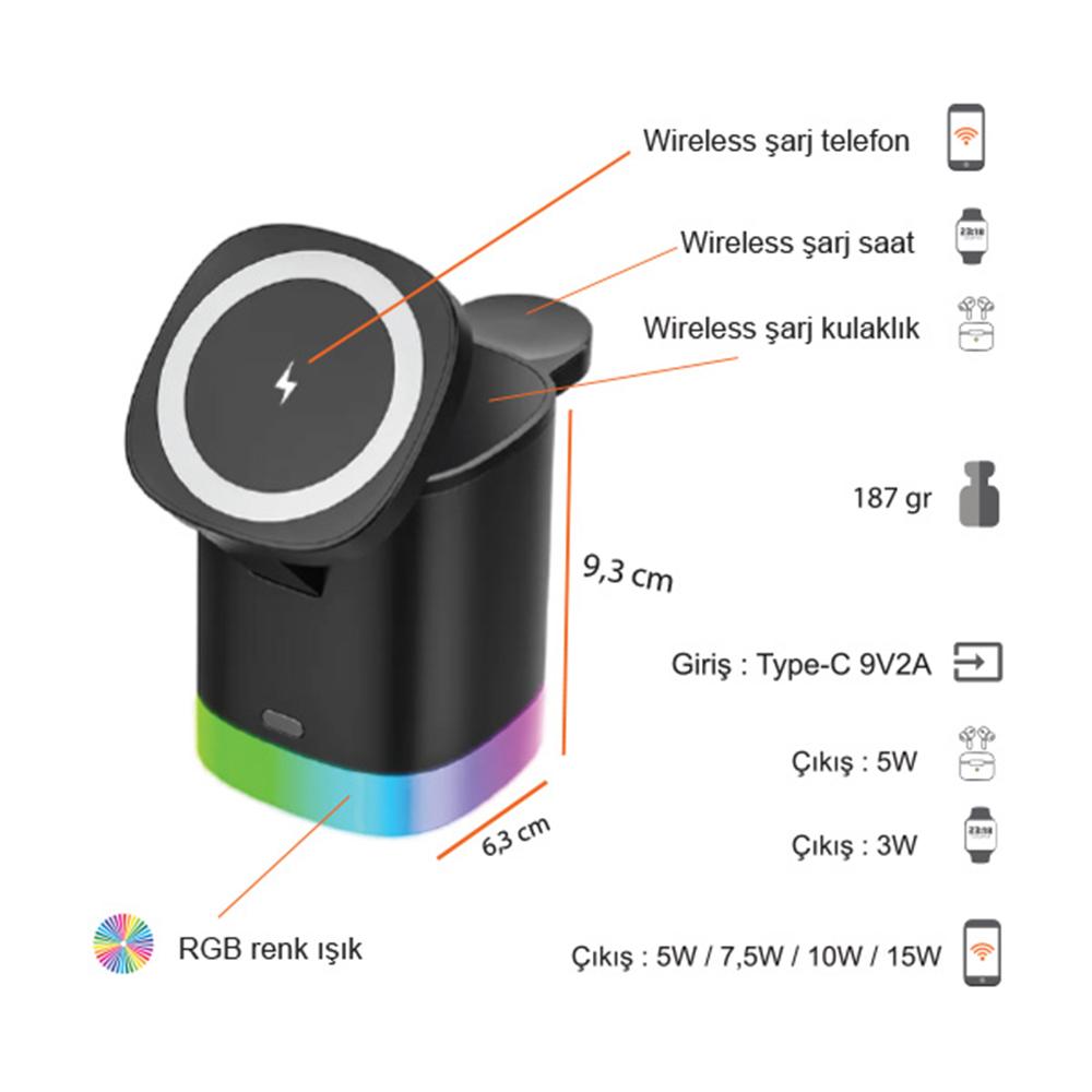 Kablosuz Şarj Standı
