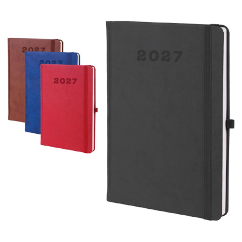Mit Thermo-Leder bezogene Agenda