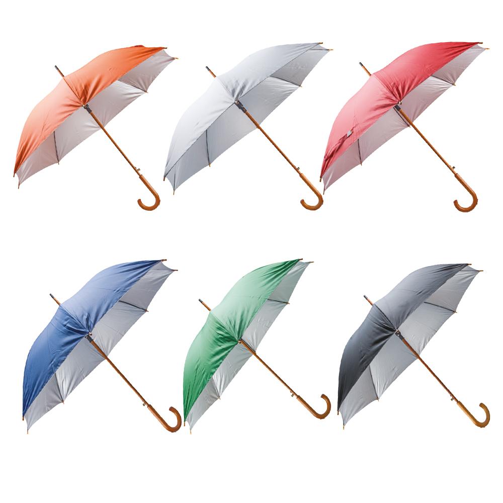 Regenschirm mit Holzgriff