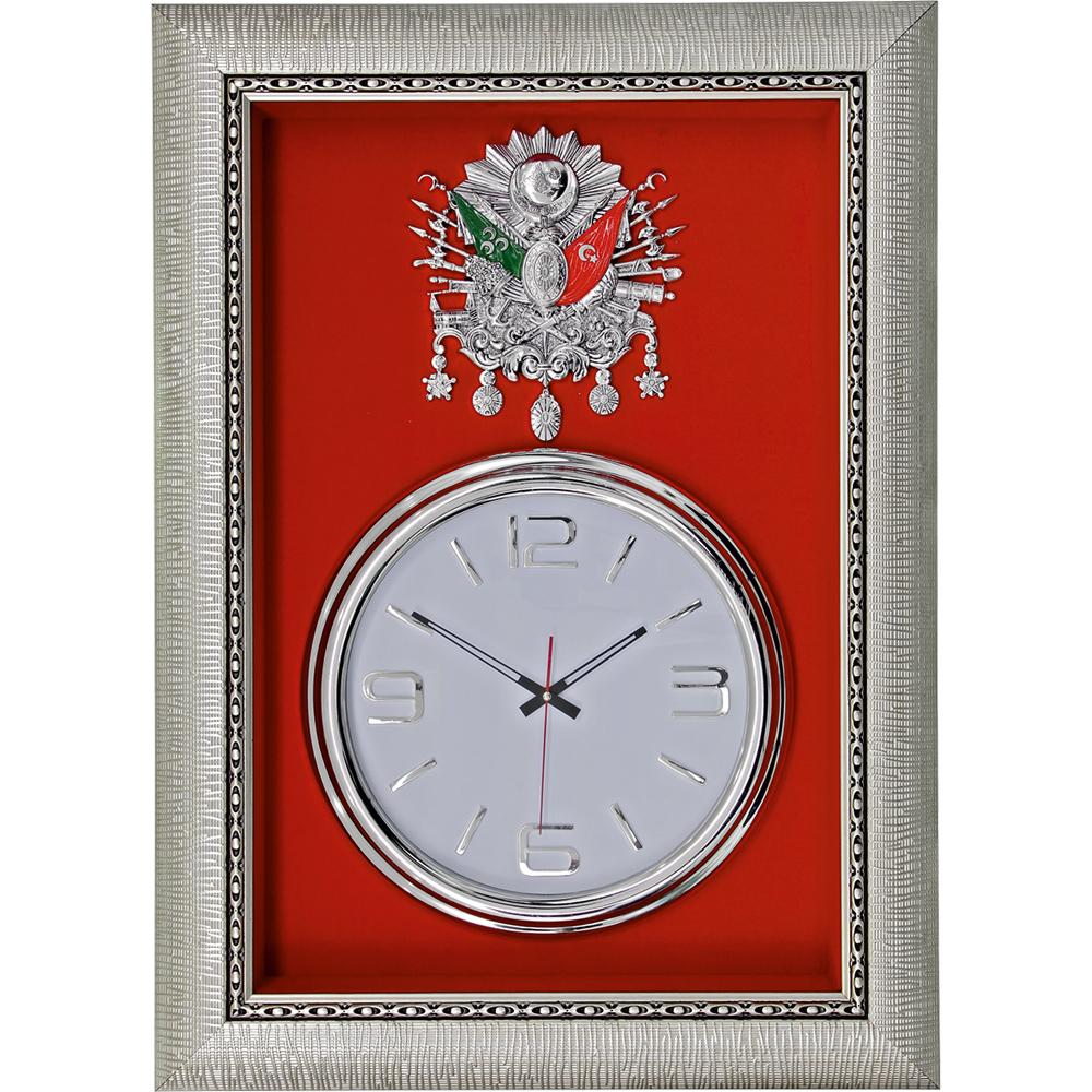Silver Clock Tugra Frame